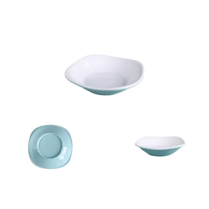 DISHJOY Colorful Melamine Tableware Collection 4.5-inch Square Dish