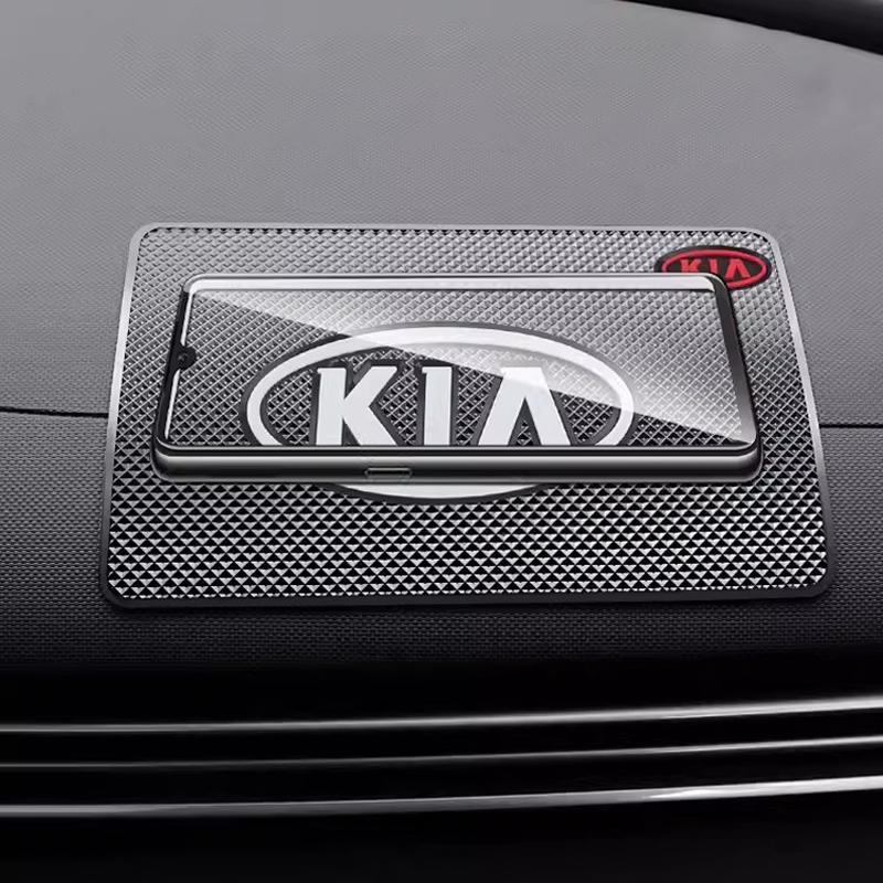 2026 Hot Car Sticker New Car Dashboard Non Slip Mat Sticky Anti Slip PVC Pads For KIA Ceed Sportage Picanto Cerato Seltos Soul R
