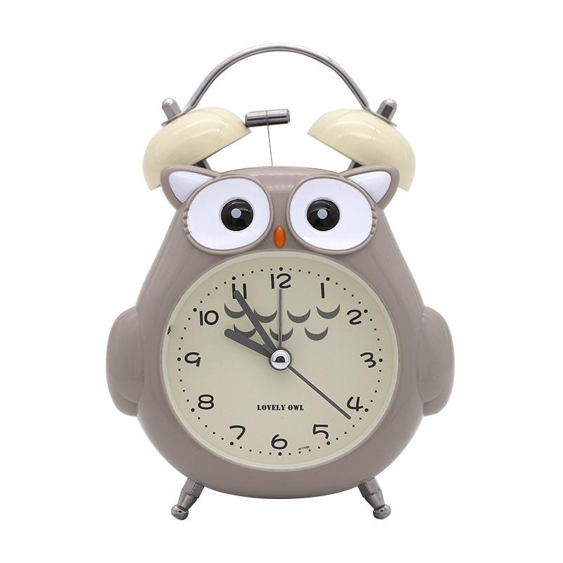Big Ringtone Simple Creative Sleepy Alarm Clock Cartoon Children Student Using Luminous Simple Silent Bedside Alarm Clock