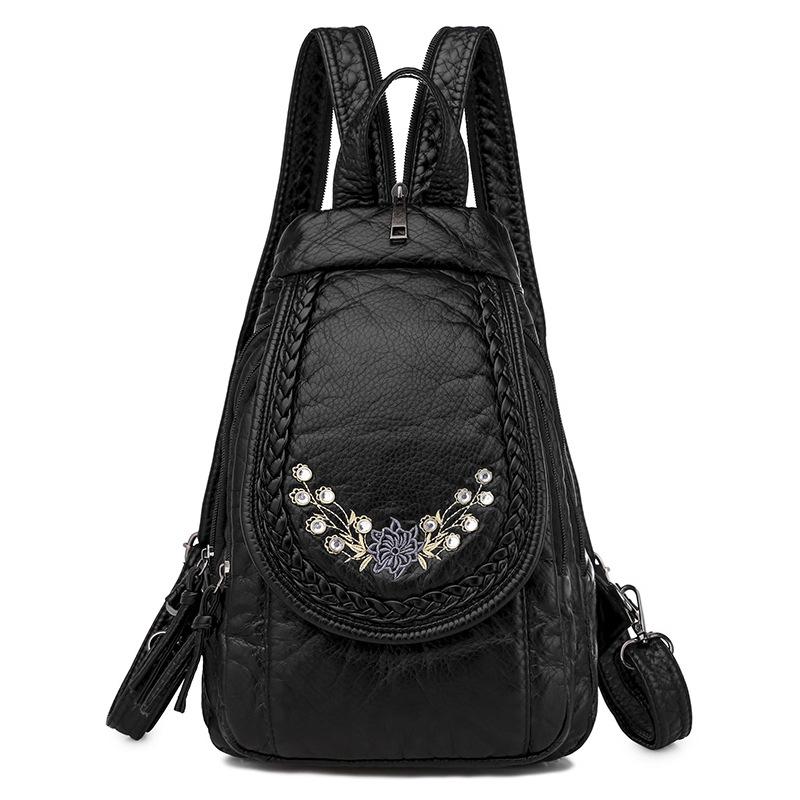 

Женский многофункциональный рюкзак и сумка через плечо из искусственной кожи в корейском стиле 2024 года