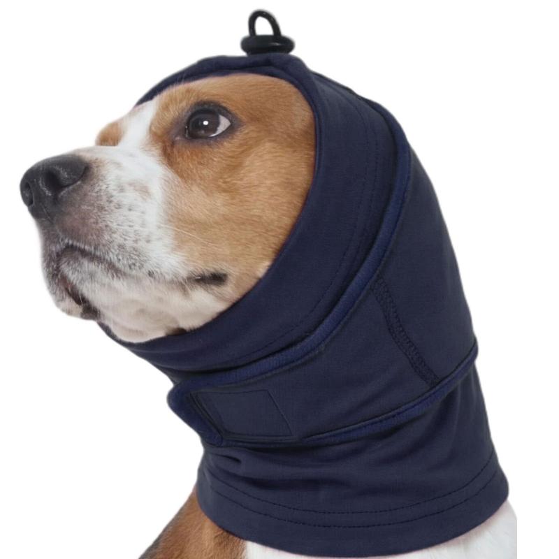 Dog Hood for Loud Noise Moment, Soft Stretchy Ear Cover Wrap for Pet Dog with Adjustable Closures and Full Ear Coverage