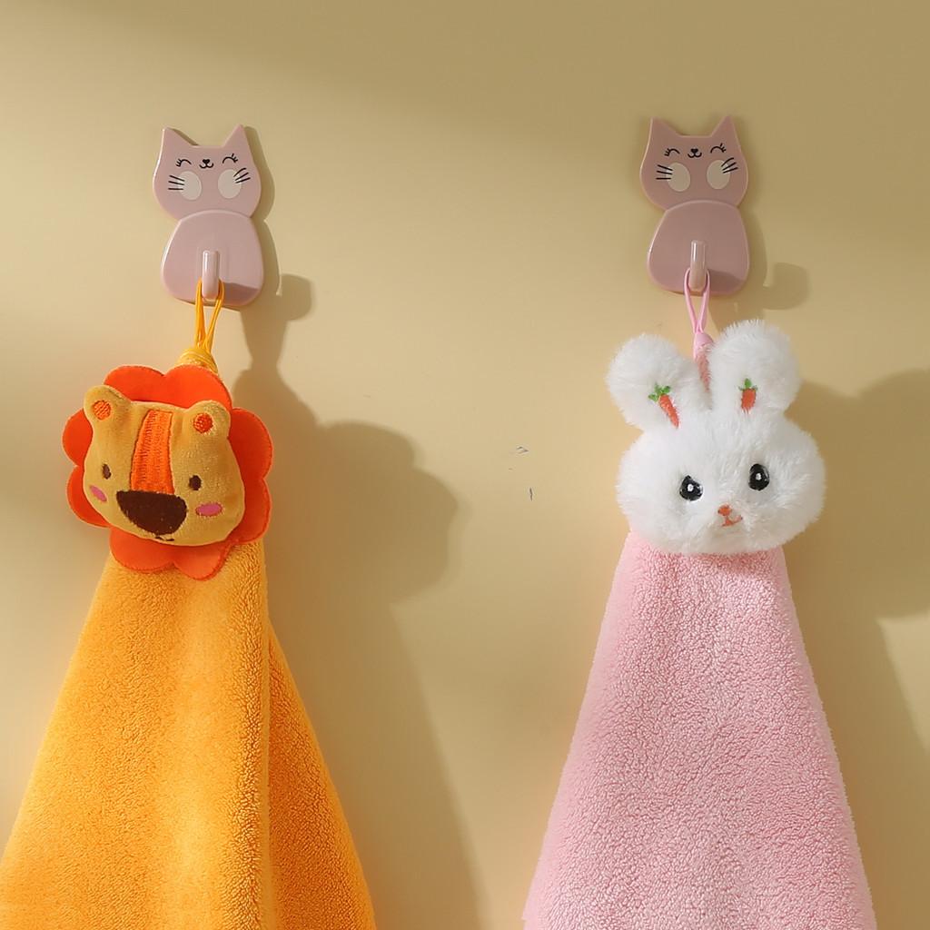 Gift Towel Creative Hand Towel Cartoon Animal Children's Square Towel Tulip Small Towel Gift Box Figurine