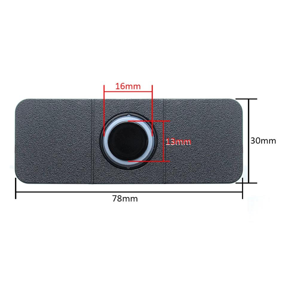 AHD Car Video Parking Sensor Reverse Radar Detector System 13mm Original Flat Sensors Can Connect Car DVD Monitor Rear Camer