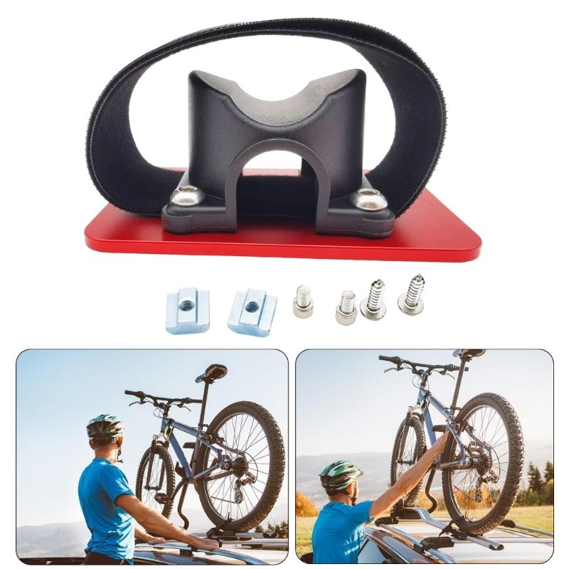 Bicycles Rear Wheel Rack, Light Weight Bikes Carriers Bracket Bicycles Rear Wheel Securely Mount Car Roof Transport Rack