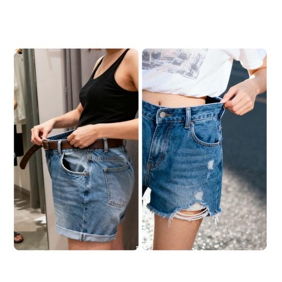 Umbra Studio 2 Pairs Butterfly Waist Tightener Pins, Detachable No-sew Pants Tighteners, Rhinestone Metal Pins for Jeans Trousers Skirts Loose