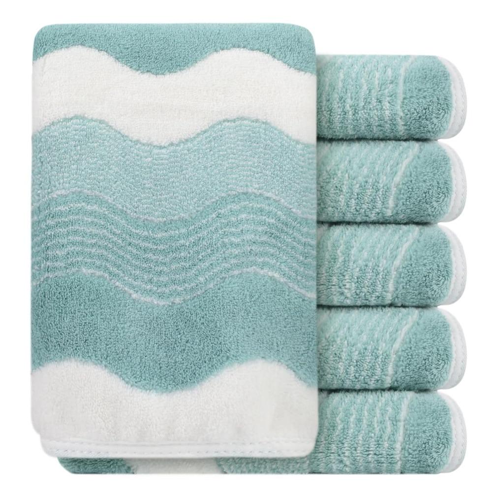 

Absorbent Coral Velvet Washcloth Ultra Soft Microfiber Face Towels Multi-Purpose Face Cloths for Household and Sport 5PCS