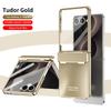 For Samsung Galaxy Z Flip 8 7 FE 6 5 4 3 Case Hinged Matte Slim Plating Full Protective Shockproof Phone Cover For Samsung Z Flip8 Flip7 Flip6