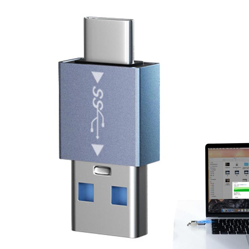Usb-C Male To Usb-A Male Otg Adapter C Male To A Female 3D Elbow Converter For Charging Data
