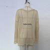 European & American Women's Sexy See-Through Loose Pullover Cardigan – Long Sleeve, Round Neck, Solid Color, Fashion Sun Protection