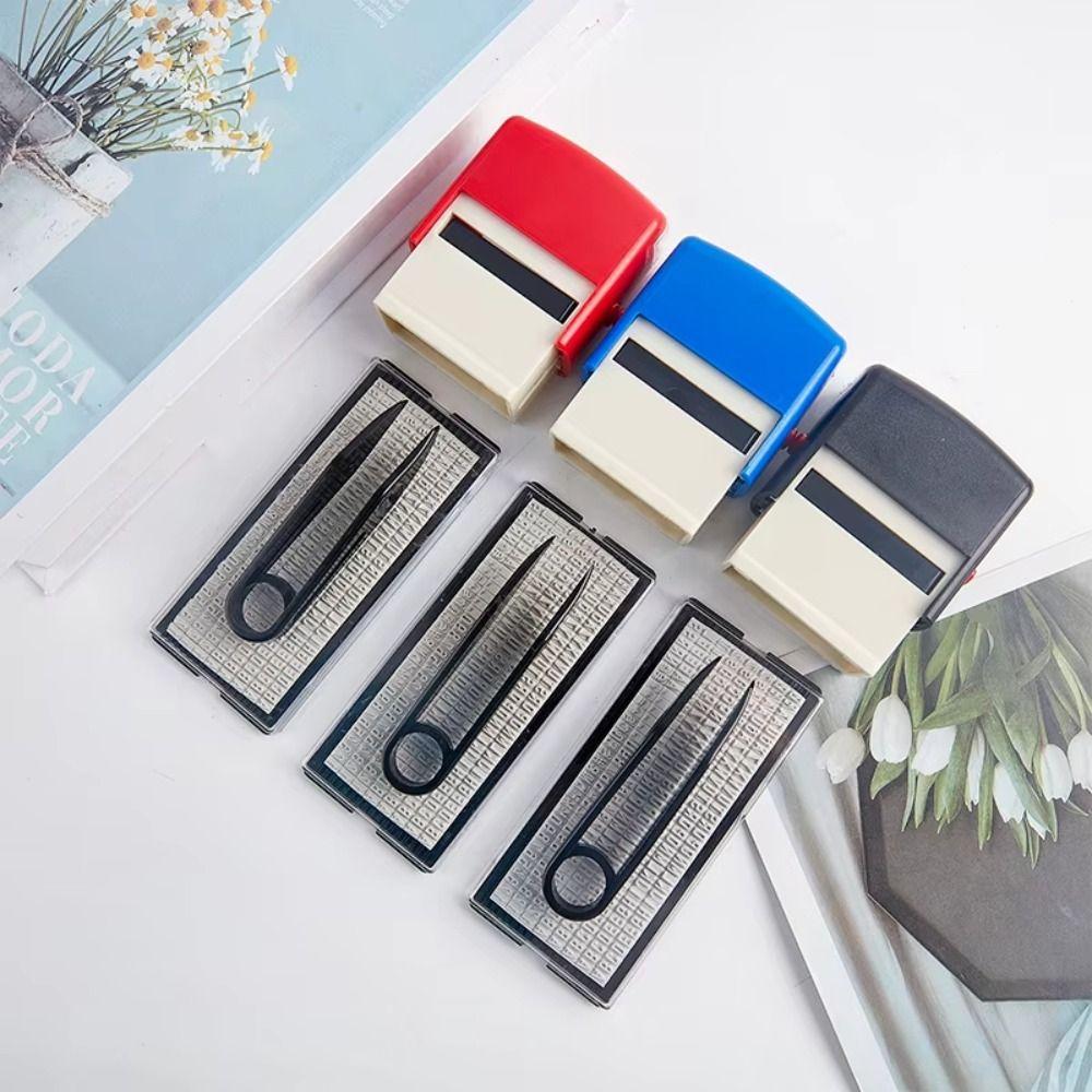 Business Address Custom Personalized Stamp Alphabet Number Rubber Stamp Handicrafts Printing