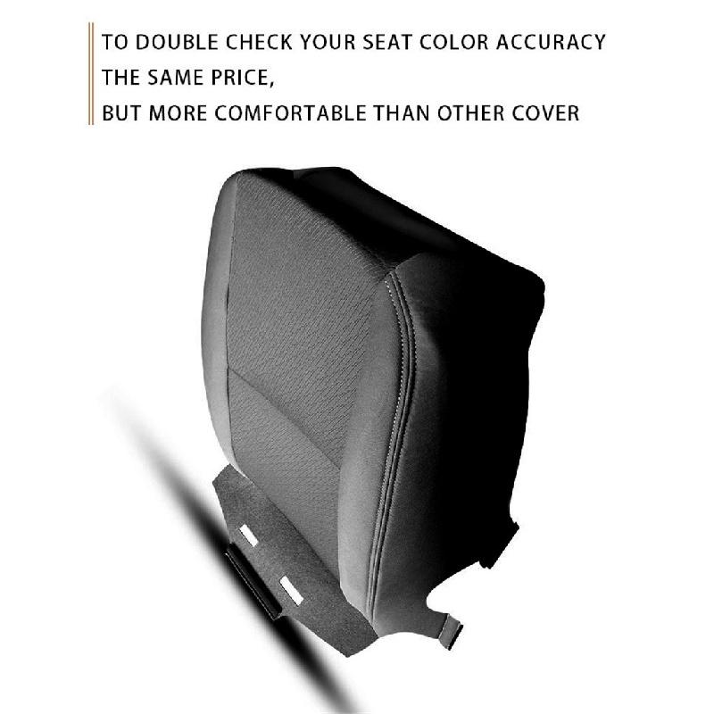 Left Driver Side Bottom Cloth Seat Cover For 07-14 Chevy Silverado 1500 2500Hd