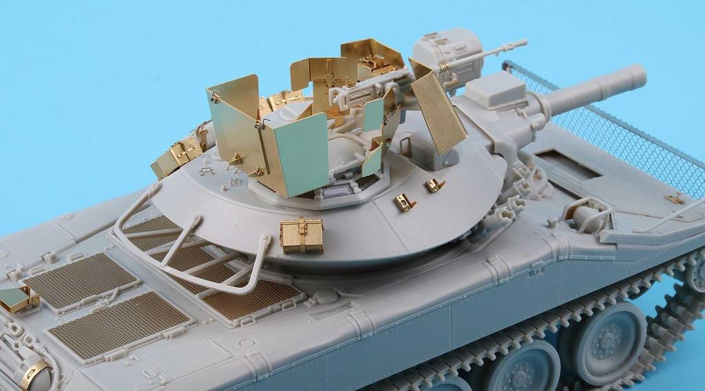 Tetra Model ME Series US M551 Sheridan Airborne Tank T Plastic Model Parts ME3560 1/35 (for Company)