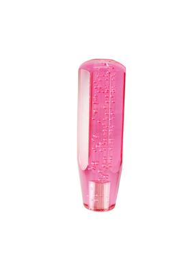 Universal Crystal Shift Knob Octagon Cylindrical Shift Knob Foam Long Gear Knob 10-20cm Transparent Shift Lever (Pink,20cm)