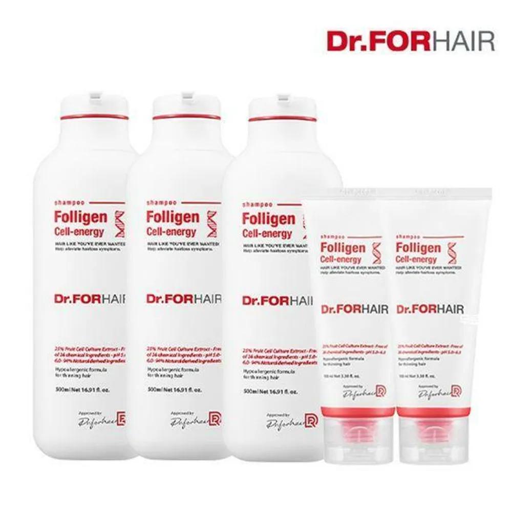 

DR.FOR HAIR Cell Energy Shampoo 500ml x3 + 100ml x2