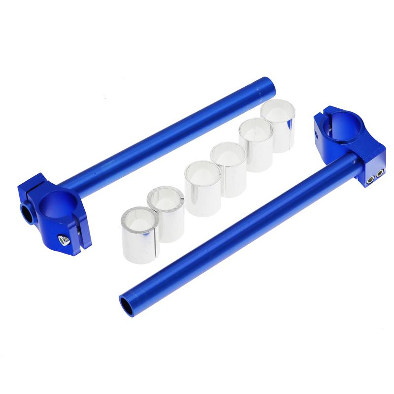 LMoDri CNC řídítka motocyklu Nastavitelná vidlice Clip On Cafe Racer 26,30,31 mm Odnímatelná a nastavitelná řídítka