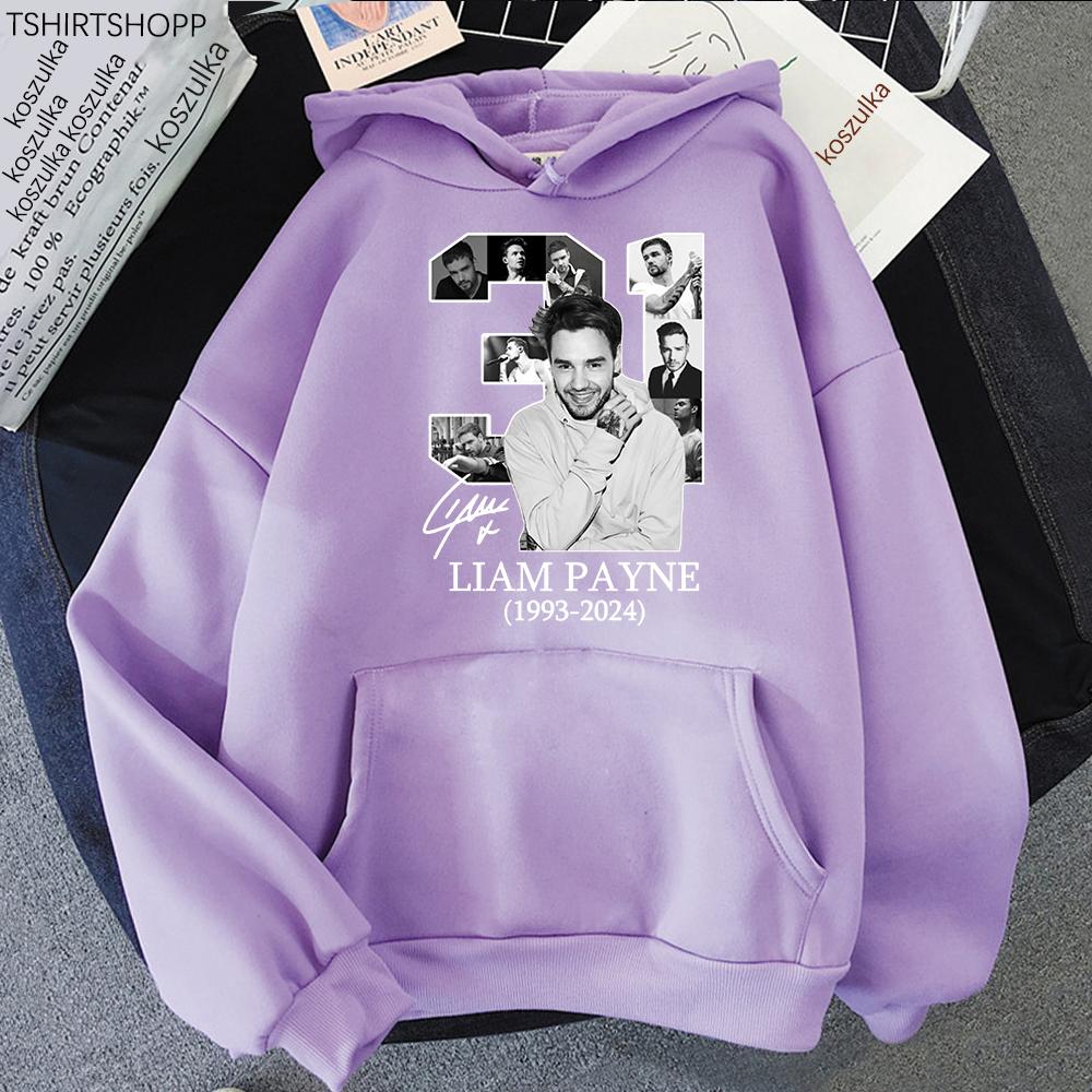 New Liam Payne Rest in Music Hoodie 2024 Women/men Harajuku Aesthetic Hoodies Unisex Autumn Winter Pullover Sweatshirt Vintage