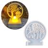 Mushroom House Candle Holder Molds Crafts Mould Love Tree Candlestick Silicone Moulds Castings Molds