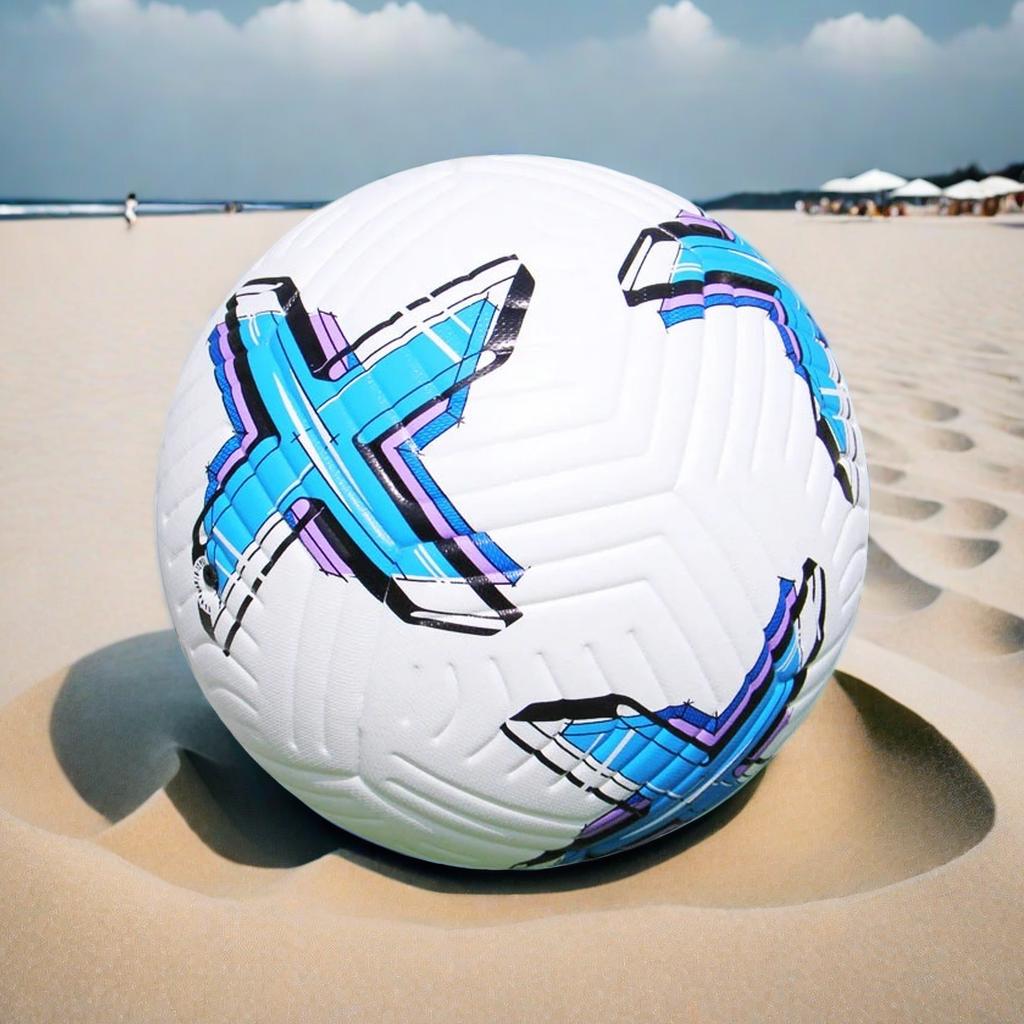 Fotbal Dimensiunea 5 Cauciuc PU Antrenament Profesiune Competiție Etansă Albastru Alb Minge de fotbal Nouă Antrenament standard Adult Copil