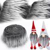 1.5M Sewing Costume Shoes Faux Fur Ribbon Tapes Sewing Fluffy Trim Fabric Plush Fur Stripe