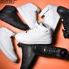 White Shoes Board Shoes Men's High-top Autumn and Winter Trendy Shoes Young and Young Large Size Fashion