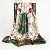 90*90CM Woman Handkerchief for Head Silk Head Scarf Foulard En Satin Neckerchief Luxury Silk Purse Scarf SJ02