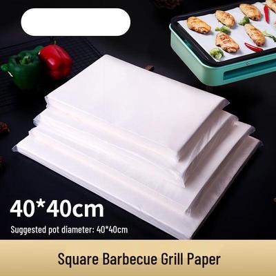 ZISIZ Square Silicone Oil Baking & BBQ Paper
