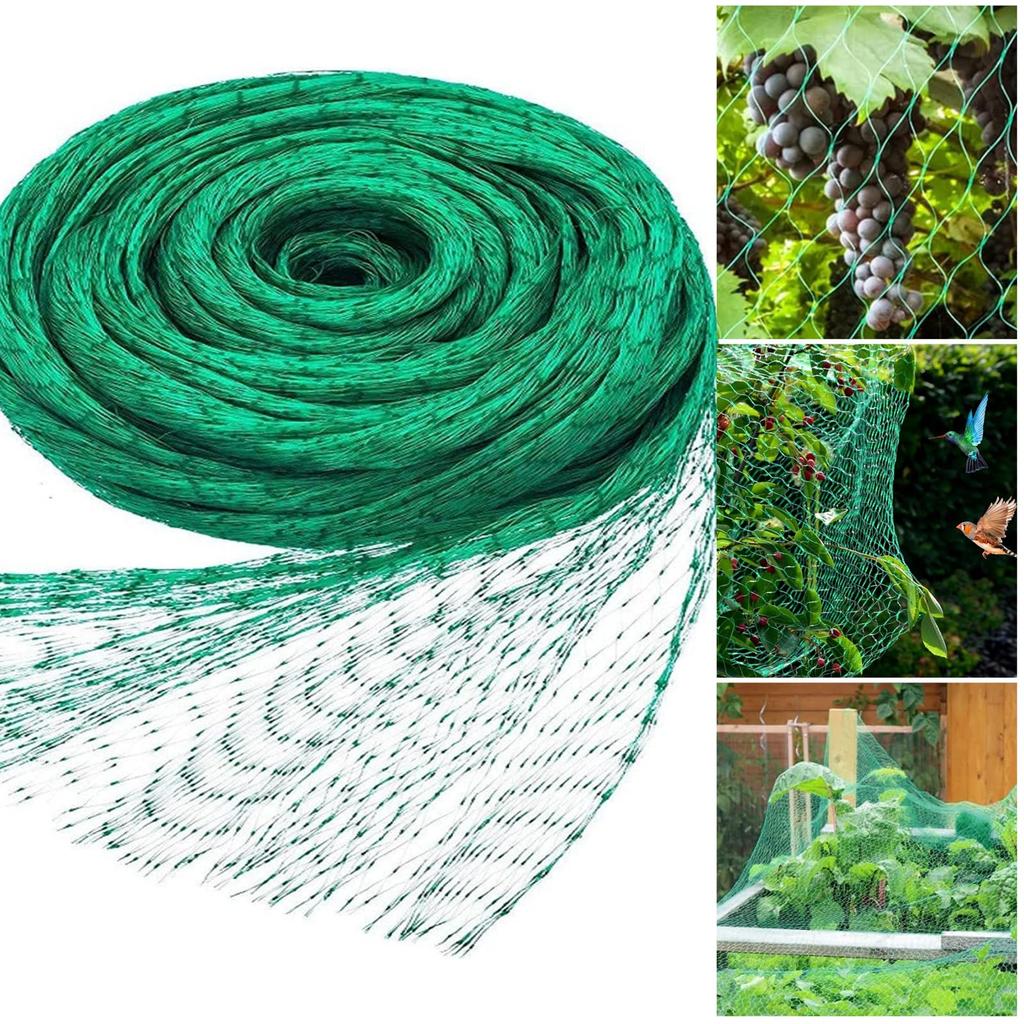 Bird Netting Protect Vegetable Plants and Fruit Trees,Plastic Trellis Netting for Birds, Deer,Squirrels and Other Animals