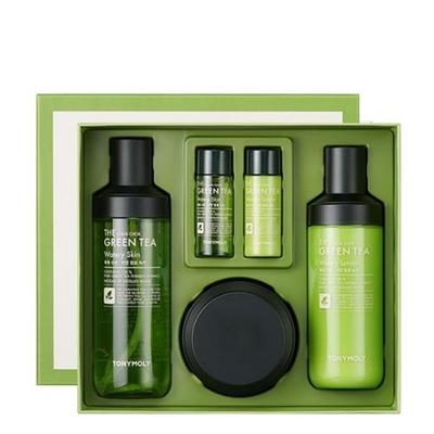 The Moist Green Tea Moisture Basic Cosmetics 3 Piece Set, 1 Set