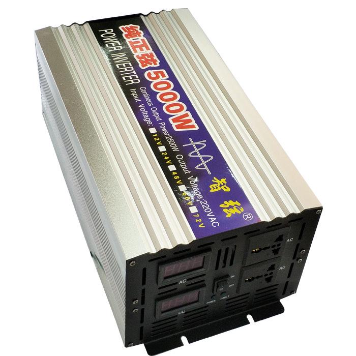 Inverter 2000W Pure Sine Wave 12V to 220V Car & Solar Power Converter