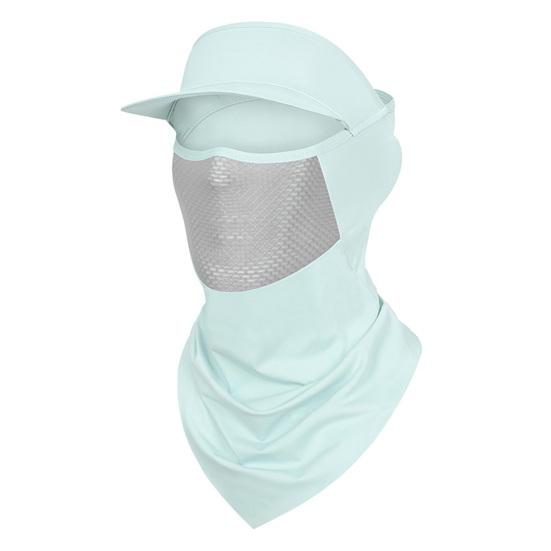 Face Guard Neck Gaiter Hat Breathable Windproof UV Protection Men Women Multi-Purpose Summer Outdoor Ice Silk Visor