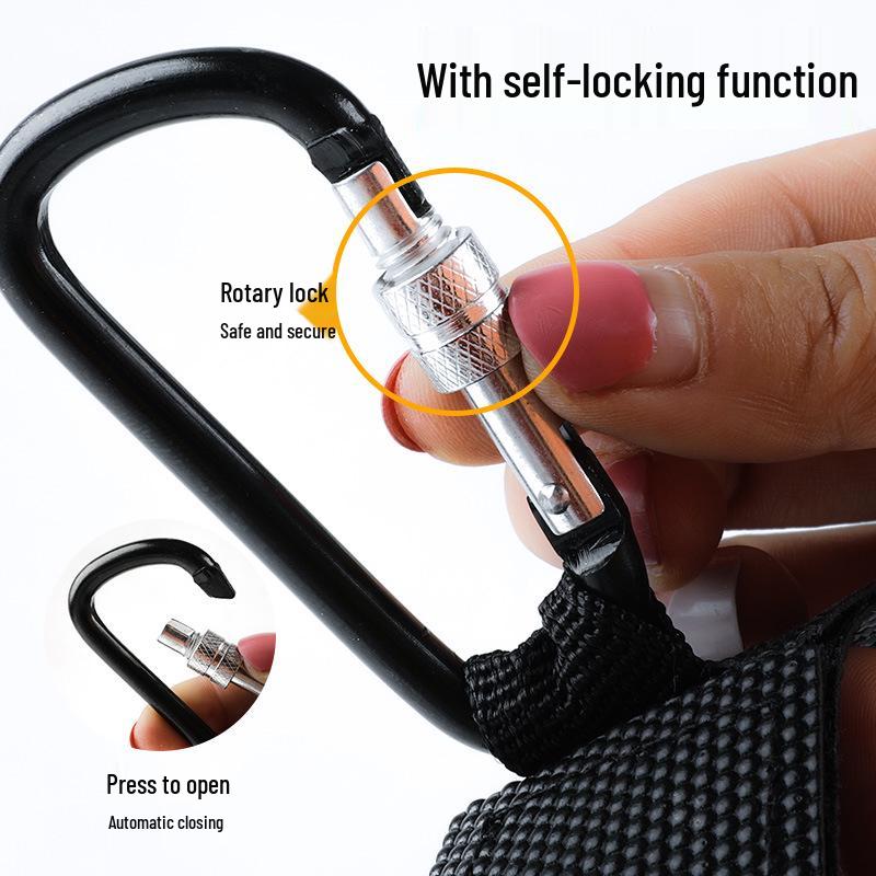 Univerzální hák na helmu a řídítka pro elektromobil, bez nutnosti vrtání.