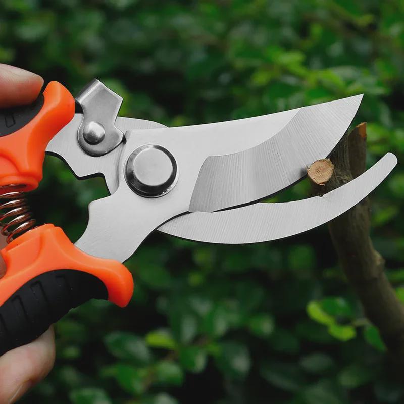 Professional Pruning Shears for Thick Branches - Garden Tools for Fruit Trees, Labor-Saving Floral and Fruit Picking Scissors