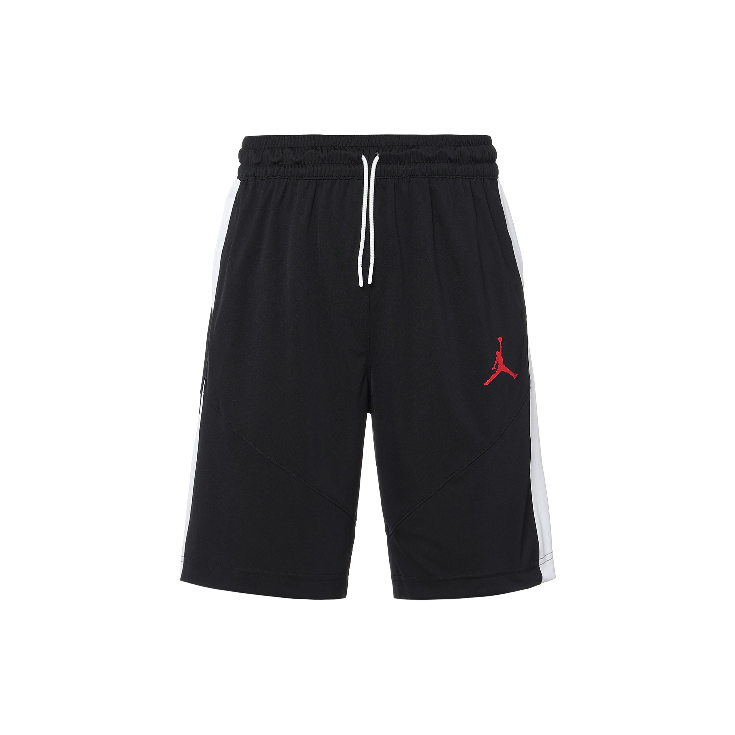 Jordan Basketball Shorts Men s Black/Black/White/Gym Red CK6838-010 S
