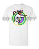 Retro 70's Style Tee T Shirt Psychedelic Art Men's Novelty KARATE
