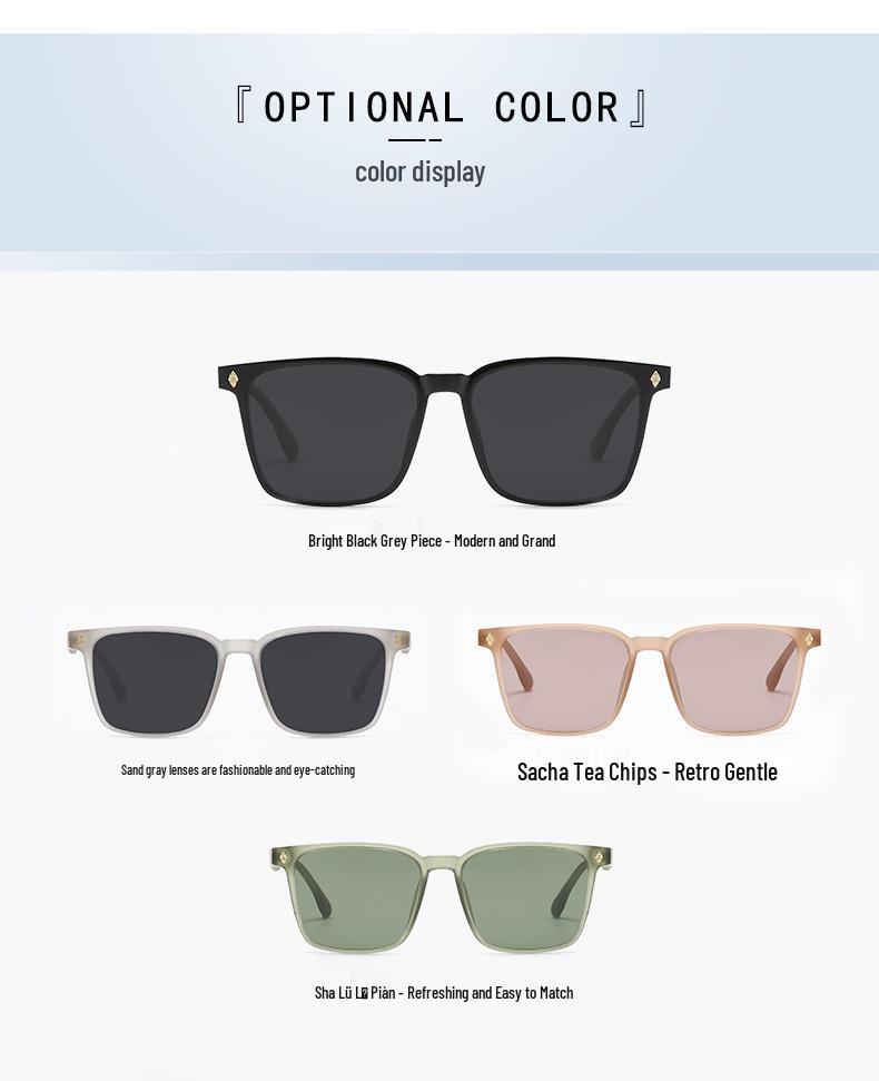 European Retro Polarized UV Sunglasses for Men & Women - High-End Small Frame