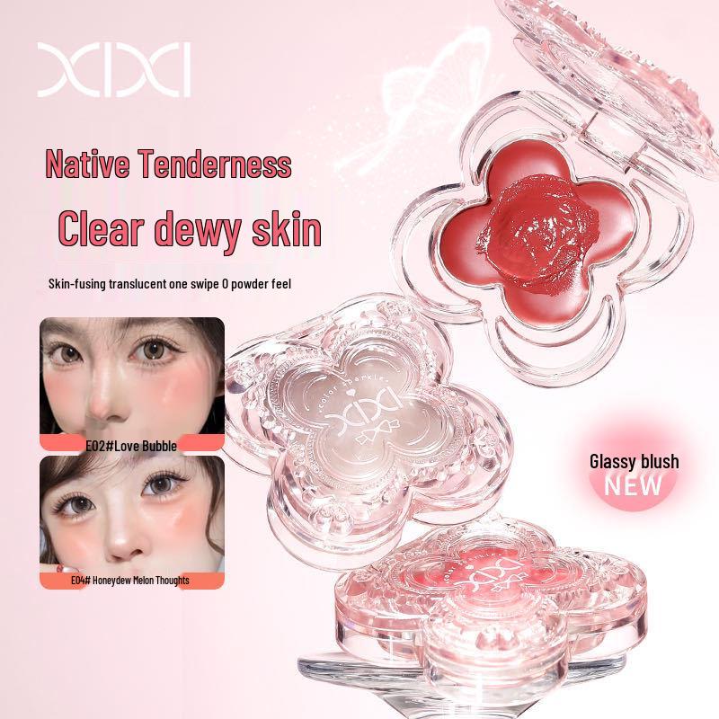 Xixi Butterfly Metamorphosis Blush Cream: Brightening Matte Nude Makeup for a Natural, Cute Look