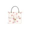 Coach Willis 18 Heart Print Classic Top Handle Bag Women Handbags White C3919-B4HA
