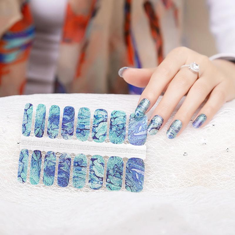 

Полная наклейка на ноготь Наклейка с блестками для ногтей Водостойкая и долговечная Пленка для лака для ногтей Наклейка на ноготь normal specification