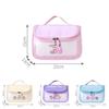 Latest Waiji Rabbit Waterproof Cosmetic Case Pvc Cartoony Travel Lovely Clear Wash Bag Bulk