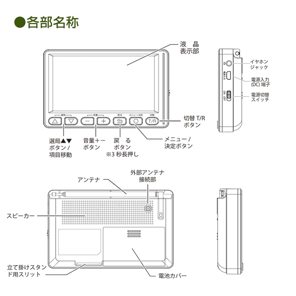 pocket portable battery watch TV in power USB power power disaster prevention product for mountain outpatient small mobile connects to can stand with