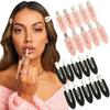 Clips Side Bangs Barrette Colorful Makeup Washing Face Accessories Women Girls Styling Hairpins 4pcs Set Bend Seamless Hairpins
