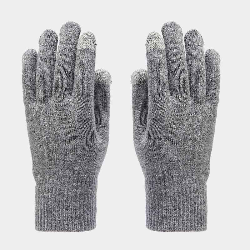 Autumn & Winter Knitted Velvet Warm Hat, Scarf, and Gloves Set - Unisex Cold-Proof Three-Piece Ensemble