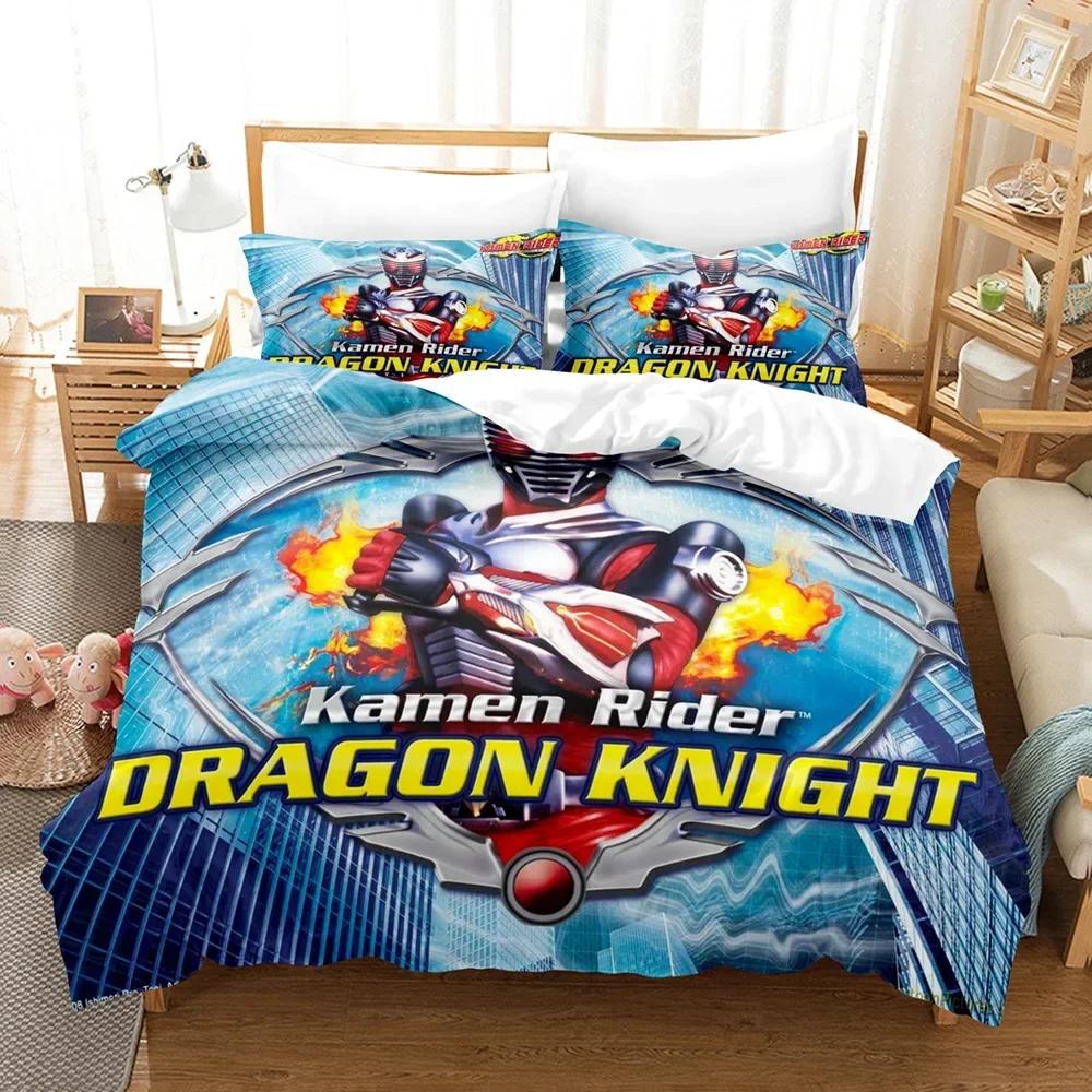 Luxury New 3D Print Kamen Rider Bedding Set Duvet Cover Pillowcase comfortable Bedding Set King Size Bedding Sets Home Textile