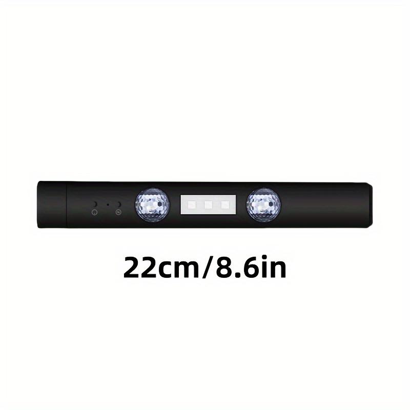 

Яркие многоцветные светодиодные неоновые акцентные огни для автомобиля, перезаряжаемые через USB, с дистанционным управлением, 5 В, лампа для создания атмосферы в салоне чёрный