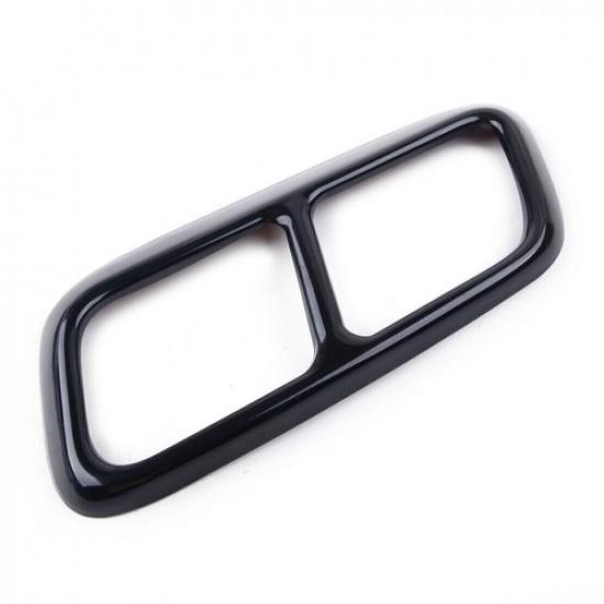 For Land Rover Range Rover Sport 2018- Steel Black Exhaust Mufflers Cover AT