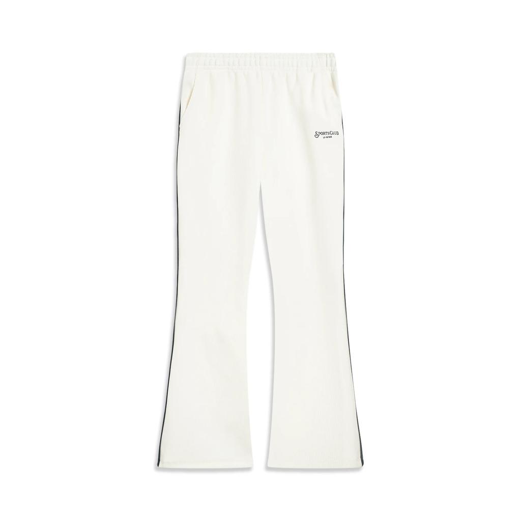 Li Ning Sports Lifestyle Series Trendy Sports Inspiration Series Letter Mid-Rise Versatile Breathable Soft Casual Pants Women bottoms AKLV840-1