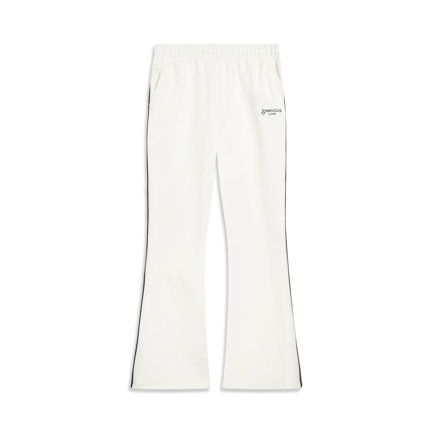 

Li Ning Sports Lifestyle Series Trendy Sports Inspiration Series Letter Mid-Rise Versatile Breathable Soft Casual Pants Women bottoms AKLV840-1 M