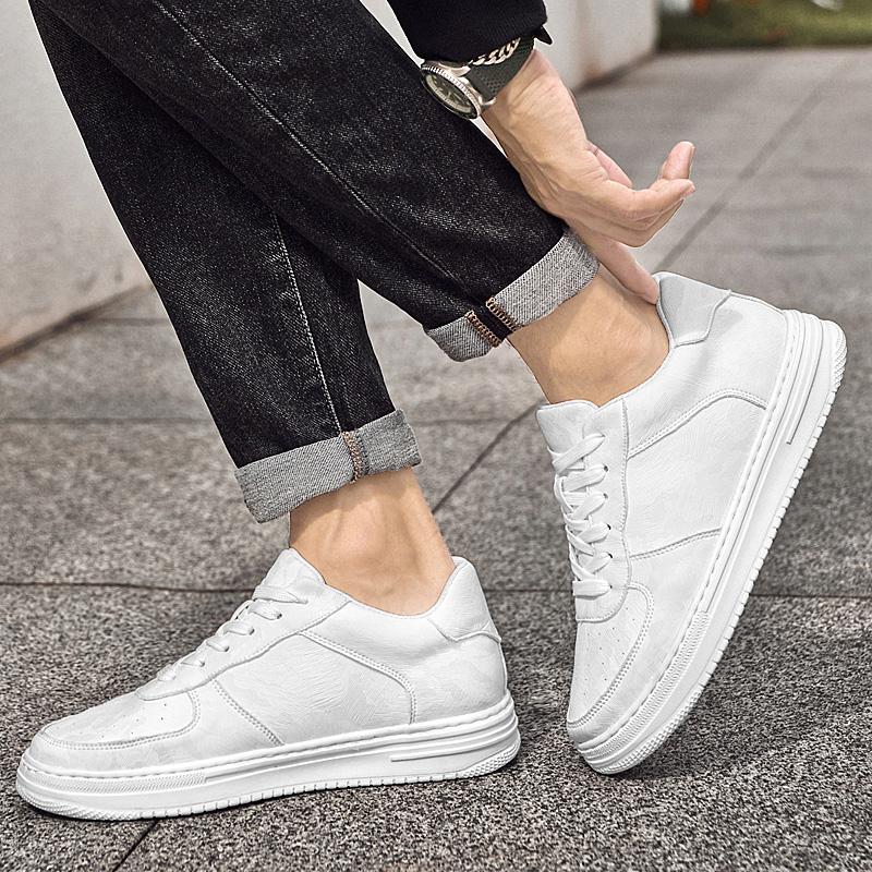 Fashion Men Sport Men Casual Flats Male Casual Vulcanize Shoes Comfortable Sneakers Lace-Up Skate Shoes Fashion Breathable Running Shoes