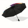 1pc Unicorn Idea Automatic Opening and Closing Umbrella - Small Umbrella Suitable for Various Occasions, Portable 3-Fold Small Umbrella for