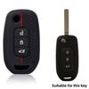 Silicone Housing Fit For Renault Kadjar Captur Megane Sandero Stepway Logan Clio 5 Arkana Kwid Auto Key Fob Cover Case
